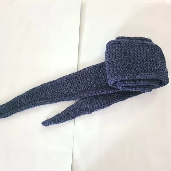 Sophie scarf, Neck scarf small scarf, spring/autumn scarf Knitted Handmade Scarf - Picture 4 of 15